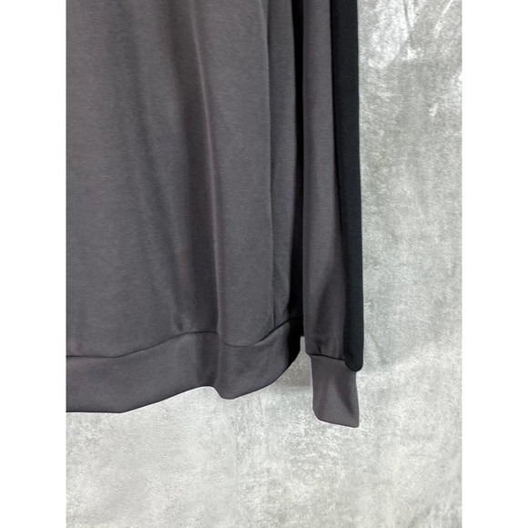 ID Ideology Men's Charcoal/Black Regular-Fit Moisture-Wicking Knit Jacket SZ L - Picture 7 of 12